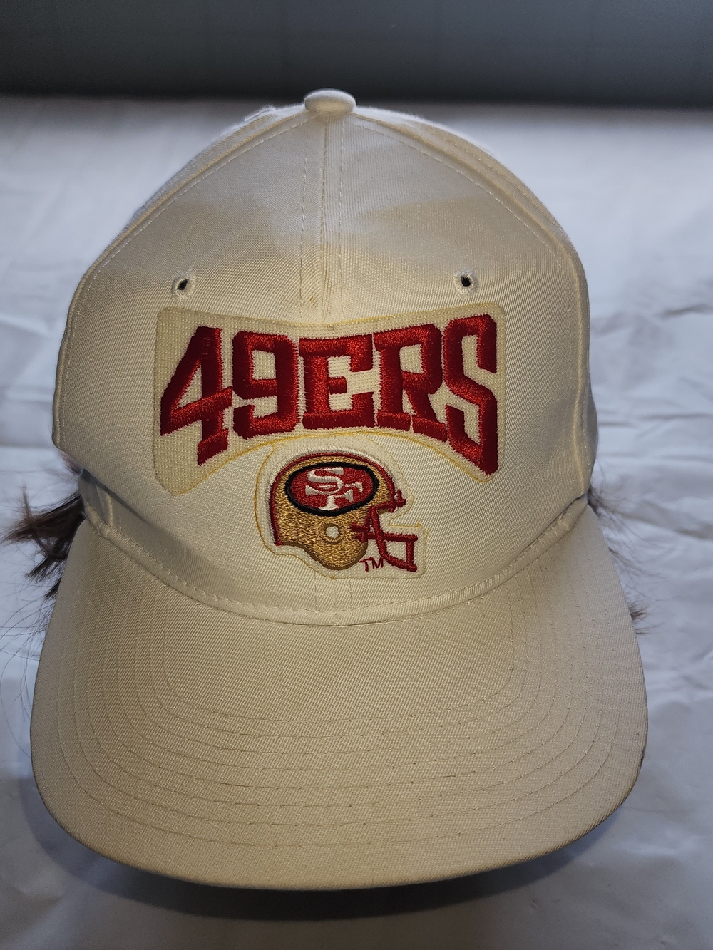New Era San Francisco 49ers White Team Logo Cap